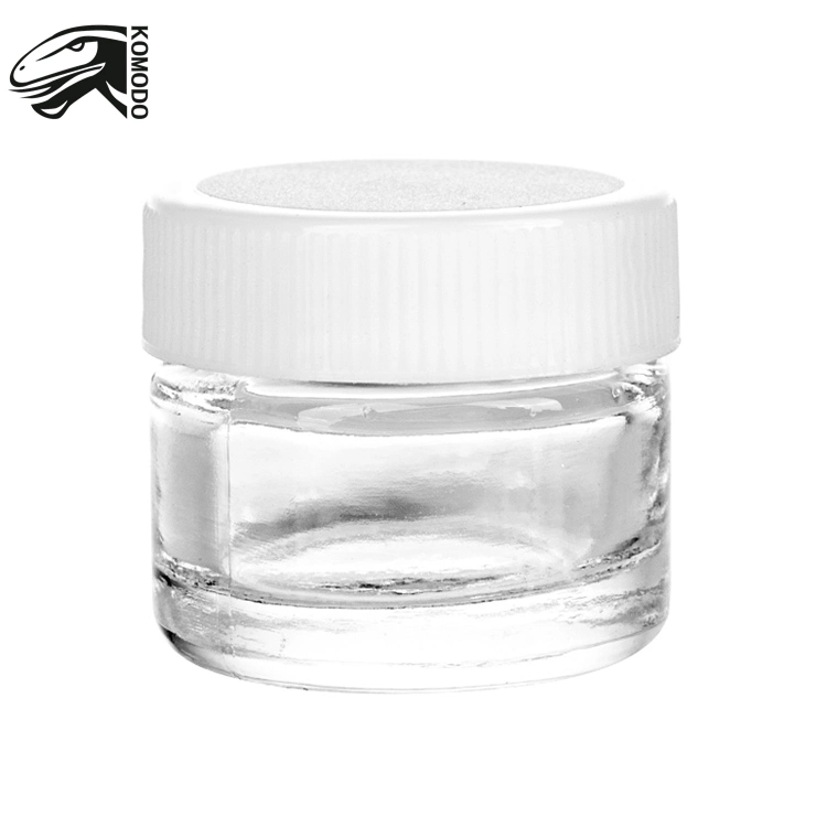 Wholesale Packaging Child Proof 5ml Round Empty Glass Jars