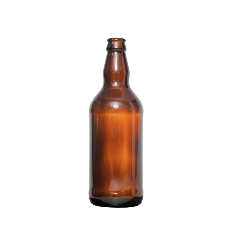 Customized Amber Alcohol Beverage Bottle Wholesale