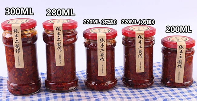 Glass Jar/Glass Bottle/Glass Jar for Honey, Jam, Food, Pickle 200ml, 220ml, 280ml, 300ml