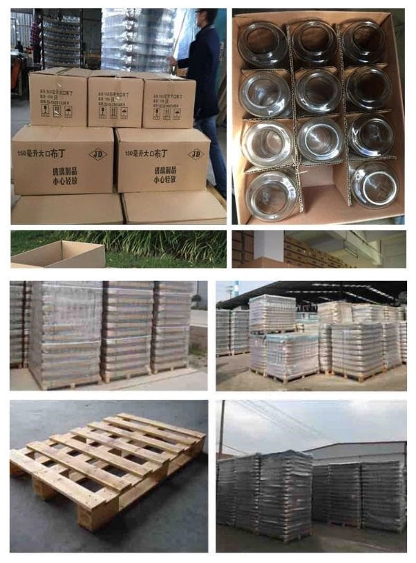 High Borosilicate 600ml Glass Jar for Food Storage and Pickles