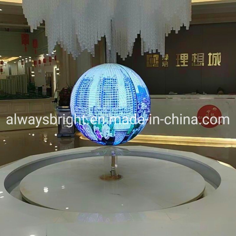 Full Color 360 Degree Ball LED Display LED Video Sphere