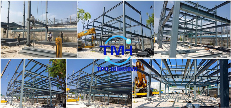 Masonry Steel Structure Frame Building for Warehouse Storage