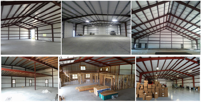 Masonry Steel Structure Frame Building for Warehouse Storage