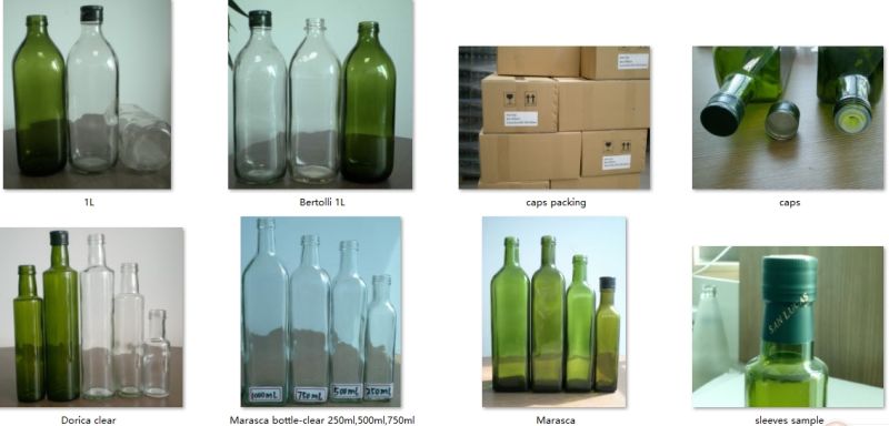 500ml/1L Square Olive Oil Bottles/Bertolli Olive Oil Bottle