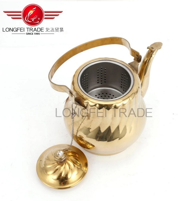 Best Gift Golden Stainless Steel Kettle Water Jug Drink Kettle