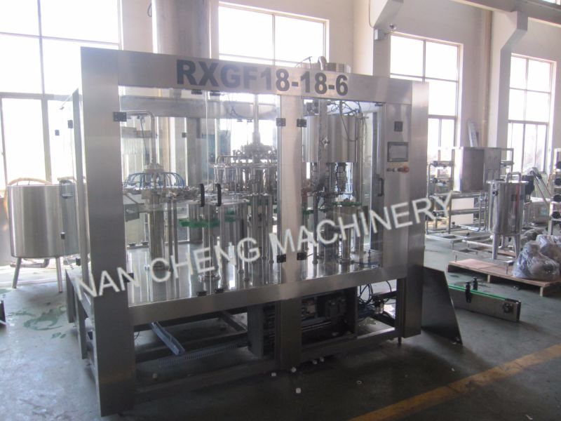 Fruit Juice Beverage Glass Bottle Filling Machine