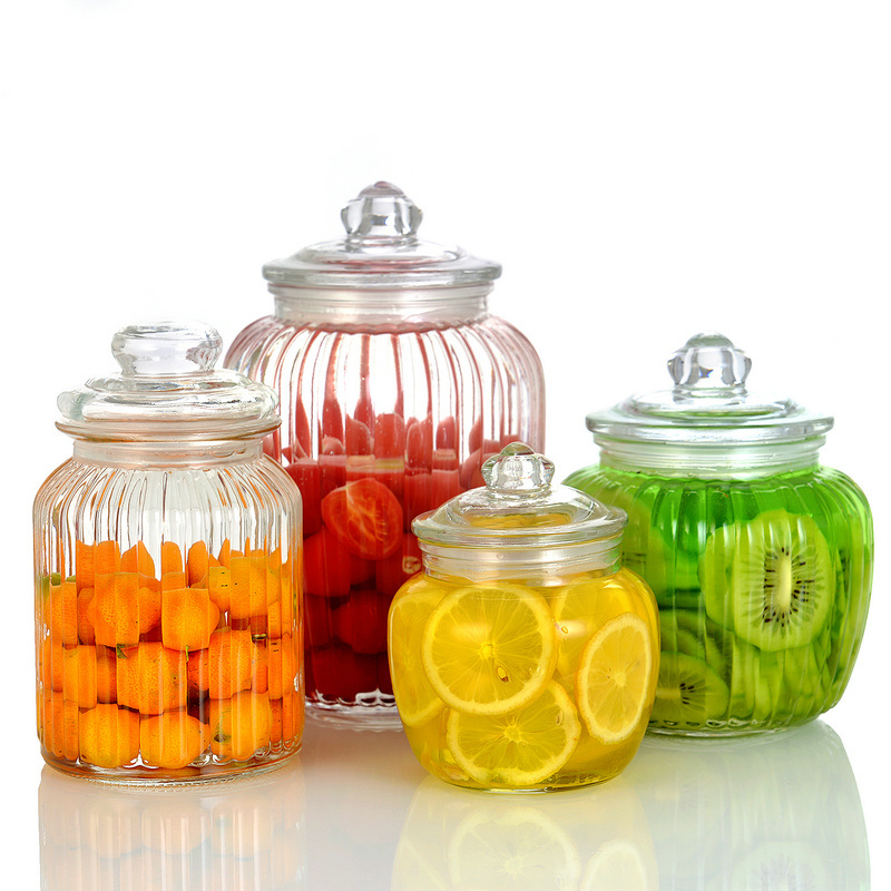 500ml Lead Free Glass Jar for Food and Pickles Storage