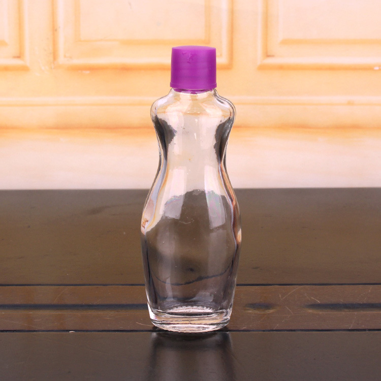 60ml High Quality Glass Wine Bottle with Plastic Lid