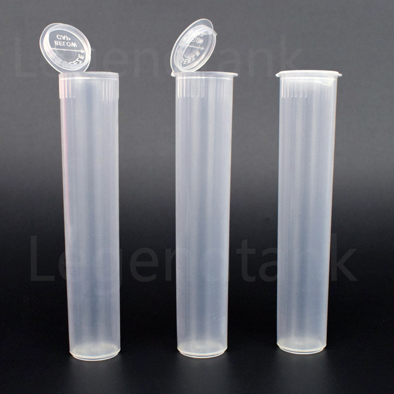 Pre-Roll Glass Tube with Child Proof Cap Childproof Tubes