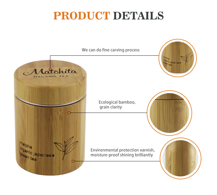 Wholesale Container Cream Cosmetic Glass Bamboo Jar with Lid