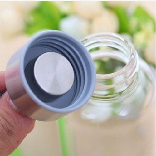 Portable Glass Water Bottle, Glass Milk Bottle, Glass Juice Bottle with Neoprene Sleeve, Sports Glass Water Bottle