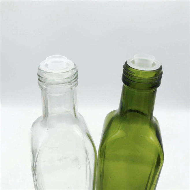 Customization Square Cooking Oil Olive Oil Glass Bottle with Lid