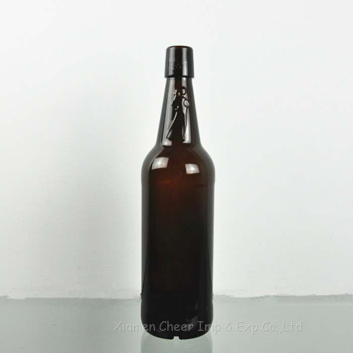 750ml Flip Top Lid Beer Glass Bottle Swing Top Beer Bottles