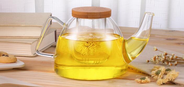 Transparent Glassware Glass Tea Pot Borosilicate Glass Drink Teapot