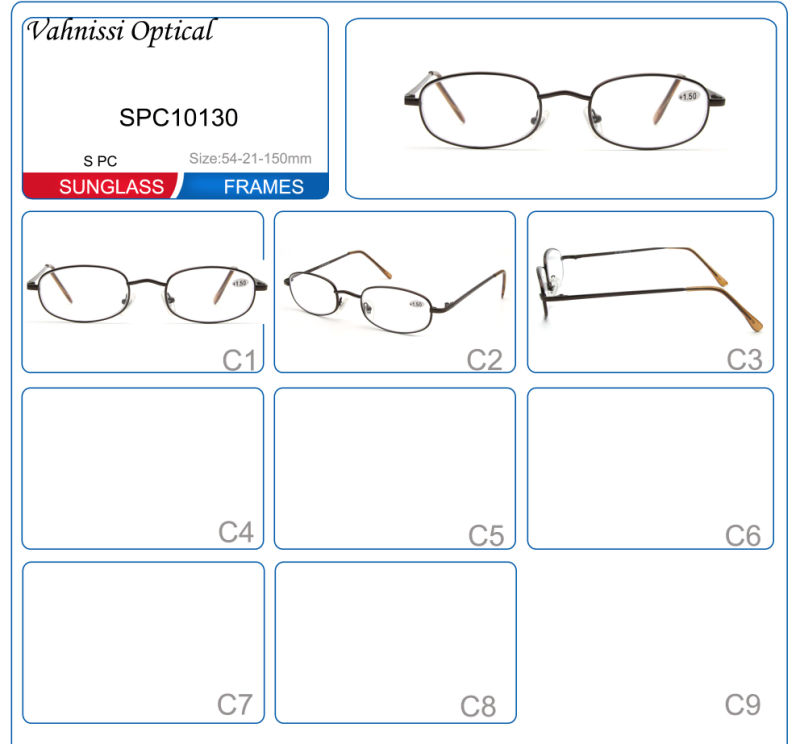 2020 Good Selling Custom Design Metal Small Tube Metal Reading Glasses
