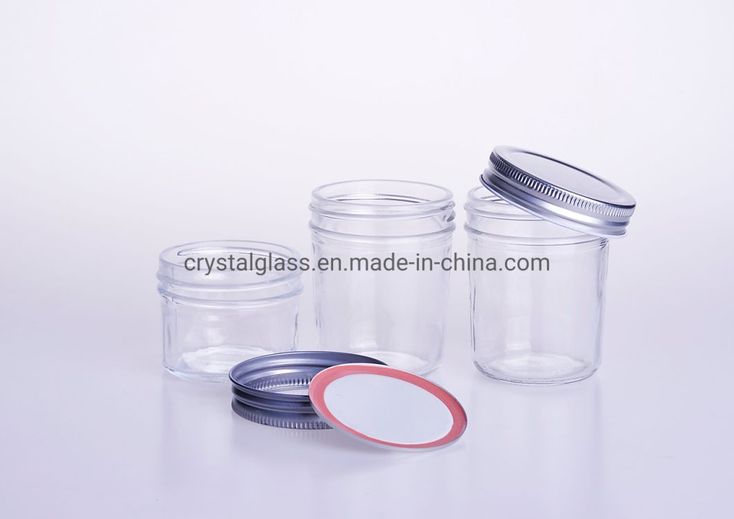 125ml 4oz Wide Mouth Glass Mason Jar for Jam Canning Food Storage Jar