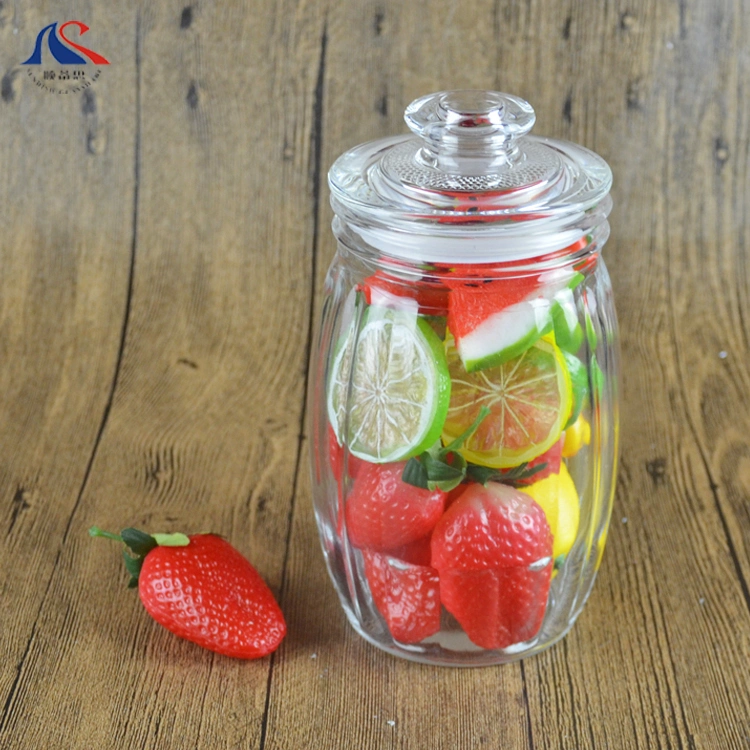 1000ml 1300ml 1500ml 2000ml 3000ml Glass Jars with Screw Lids for Kitchen Canisters Glass Storage Containers