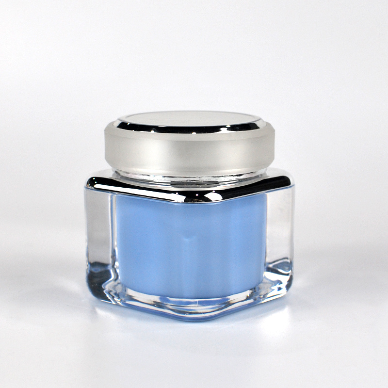 50g Acrylic Jar Plastic Jar for Cosmetic Packaging