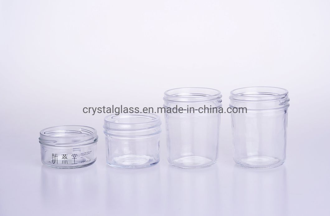 125ml 4oz Wide Mouth Glass Mason Jar for Jam Canning Food Storage Jar