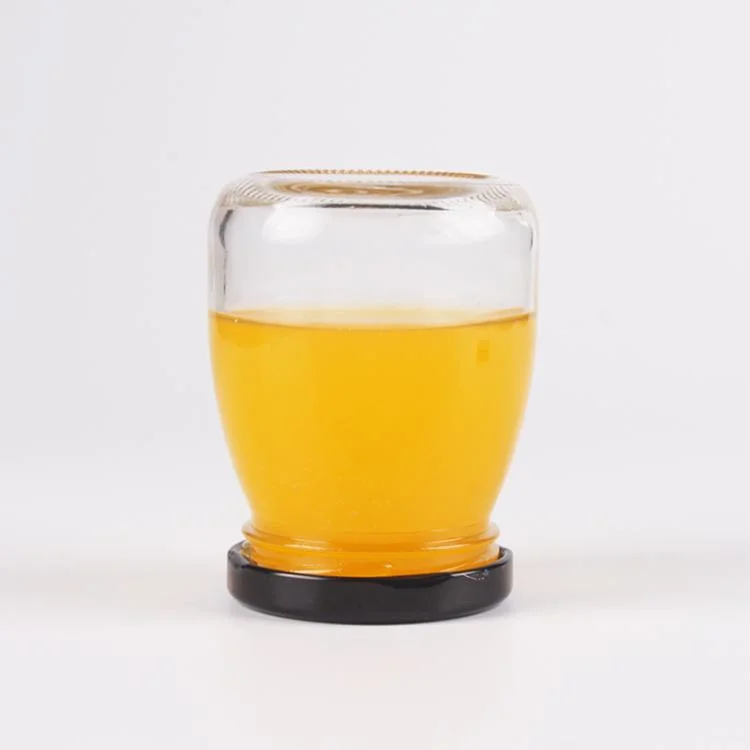 Pudding Glass Bottle with Lid for Milk Juice