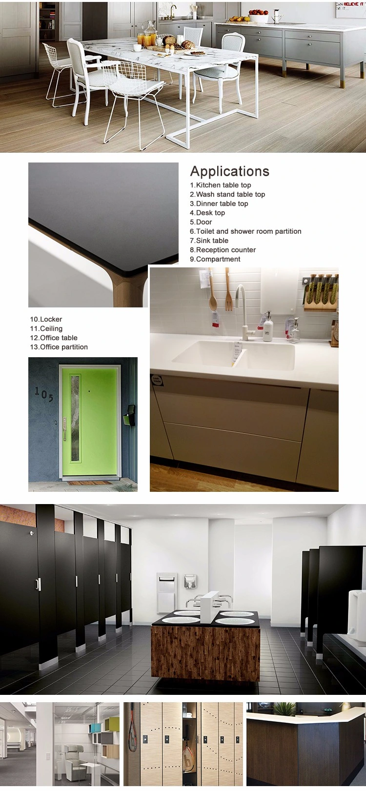 Commercial Toilet Partition System Compact Laminate