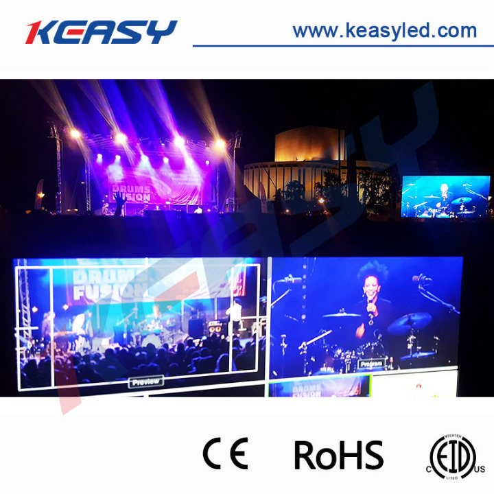 Full Color P4.81 Indoor Curved LED Video Screen Display for Events Rental