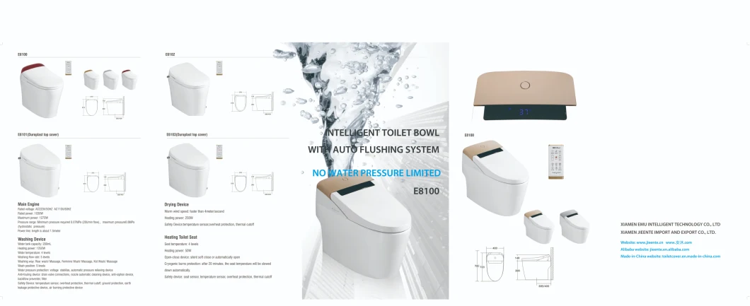 Hot Sell Wc Automatic Toilet Smart