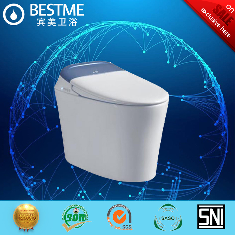 Slim Style Easy Installtion Intelligent Toilet Siphonic Flushing (BC-835B)