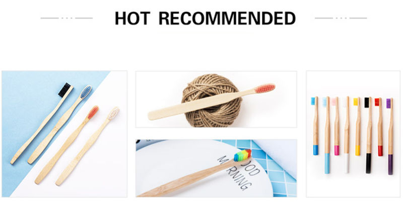 Bamboo Toothbrush Colorful Hotel Toothbrush Customized Packing Bamboo Toothbrush