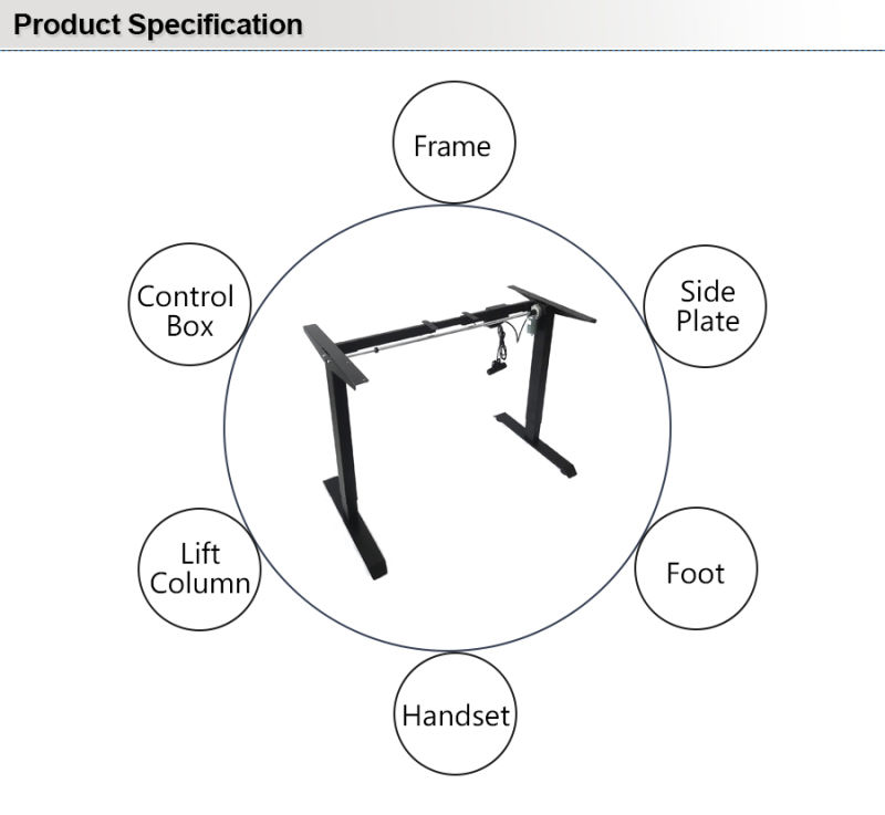 Competitive Price Electric Height Adjustable Standup Desk Height Adjustable Desk