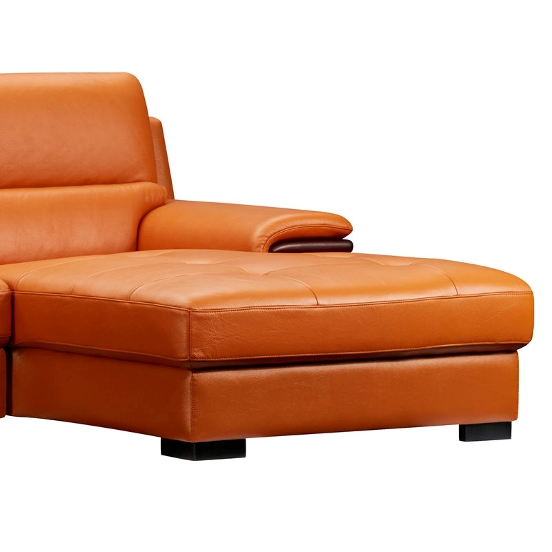 Sectional Leather Modern Corner Contemporary Corner Lounge Suites Genuine Leather Sofa Leisure Corner