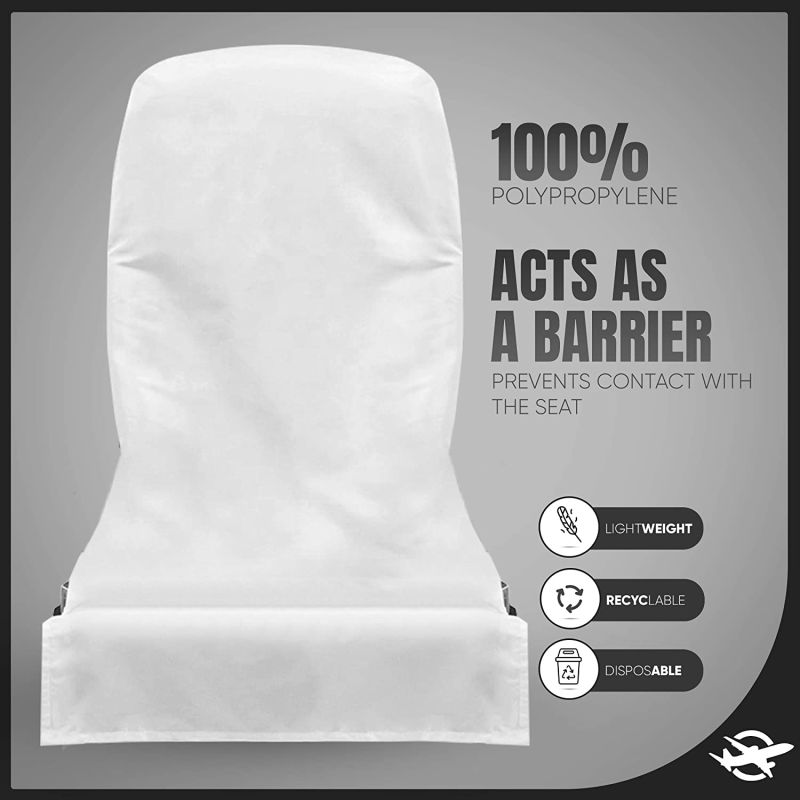 Airplane Seat Covers (2 Disposable Covers Per Package)