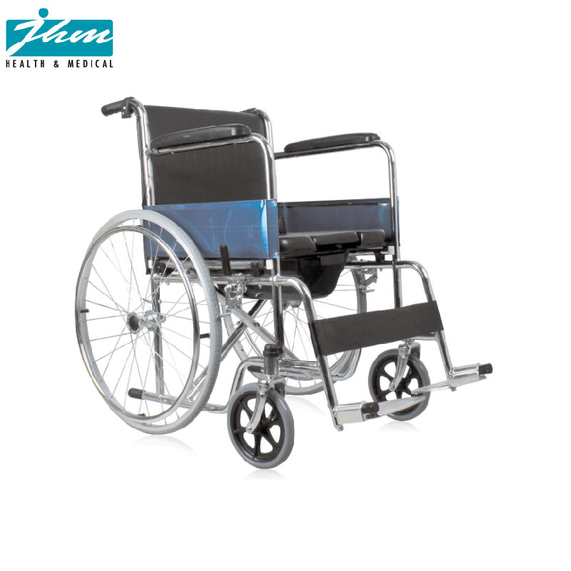 Economy Commode Wheelchair and Toilet Chair for Disabled People