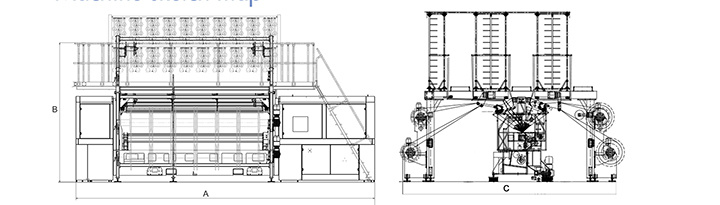 Lace Warp Knitting Machine with Grandstar Ml46 242" E24