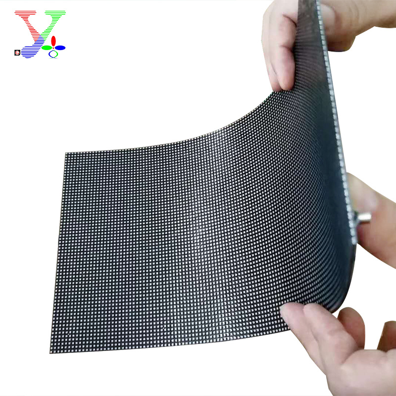 P3 P4 Soft Flexible LED Display Module with Soft Basement for Cheap Price