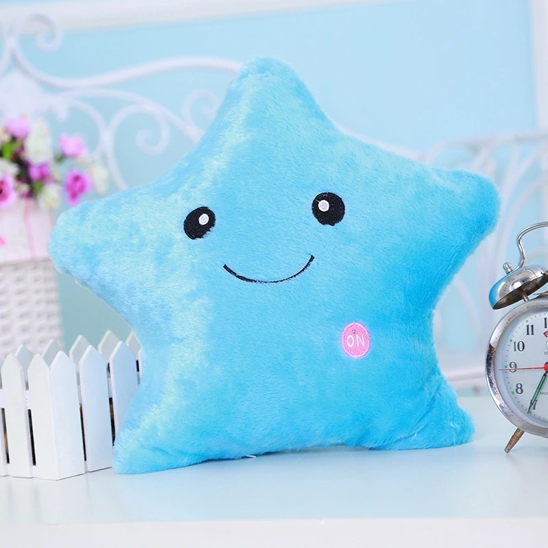 LED Light Cushion Plush Smiley Pillow Cushion LED Emoji Cushion