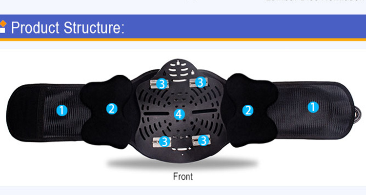 OEM Medical Lower Back Support Belt Back Pain Belt ISO Back Brace