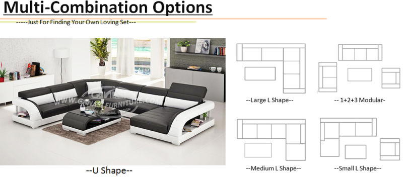 Contemporary American Style Corner Sofa with Chaise