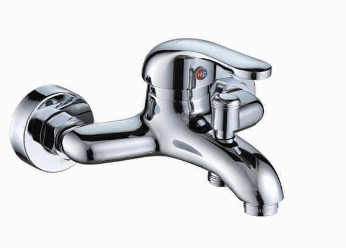 Sairi Single Lever Wall Mounted Stainless Steel Faucet for Bathroom