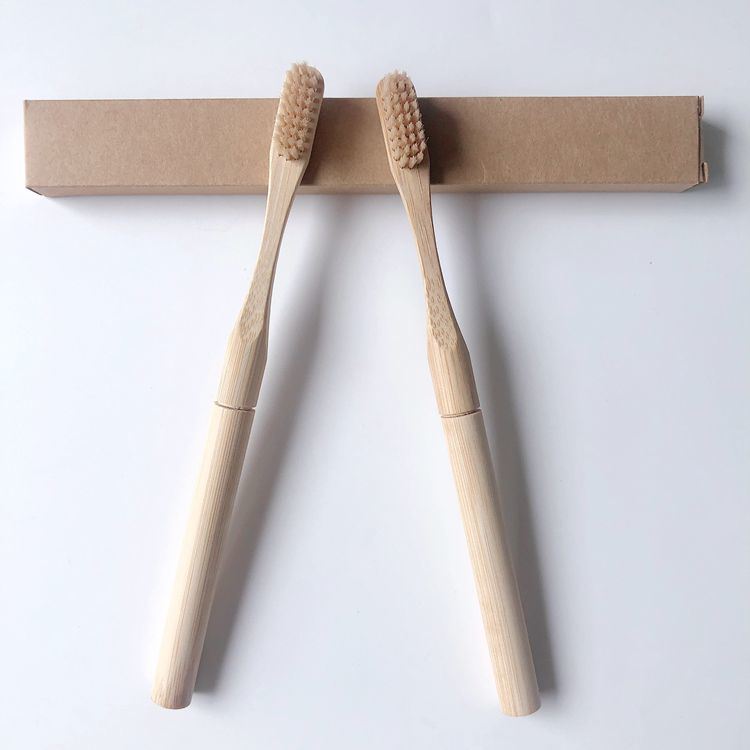 Natural Bamboo Toothbrush Biodegradable Bamboo Toothbrush Plasic Free