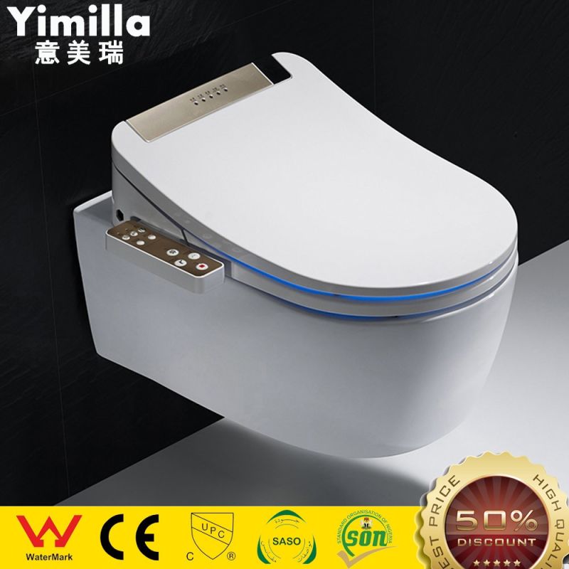 Foshan Manufactures Wc Intelligent Wall- Hung Toilet Bowl Seat Cover