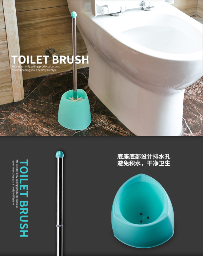 Toilet and Bathroom Plastic Cleaning Brush