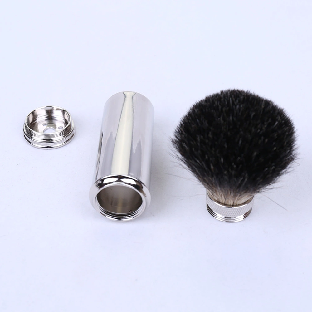 Yaqi Brand or Private Label Chrome Badger Hair Shaving Brush Long Mental Handles Travel Brush