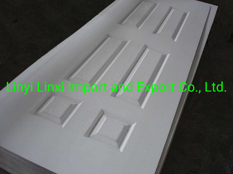 MDF/HDF Melamine/ Veneer Moulded Door Skin for Door Panel