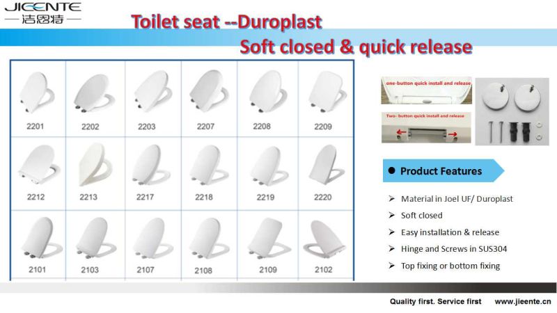 Handicap Toilet Seat with Soft Closed