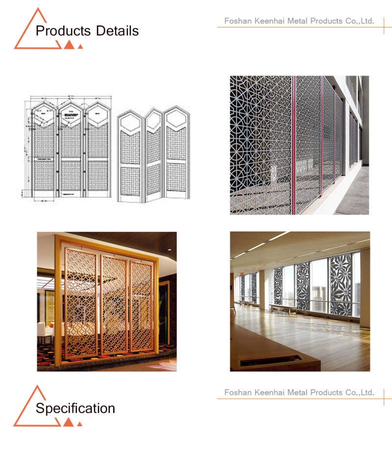 Decorative Stainless Steel Decorative Panel Partition