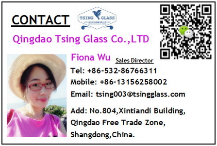 Colored Tinted Clear Patterned Glass Wired Decorative