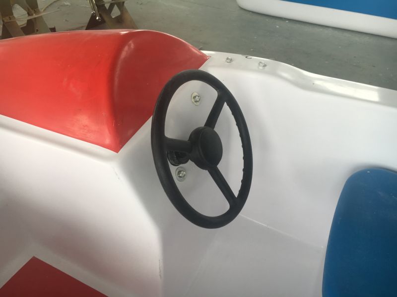 4 Seats Fiberglass Mini Leisure Electric Boats for Park