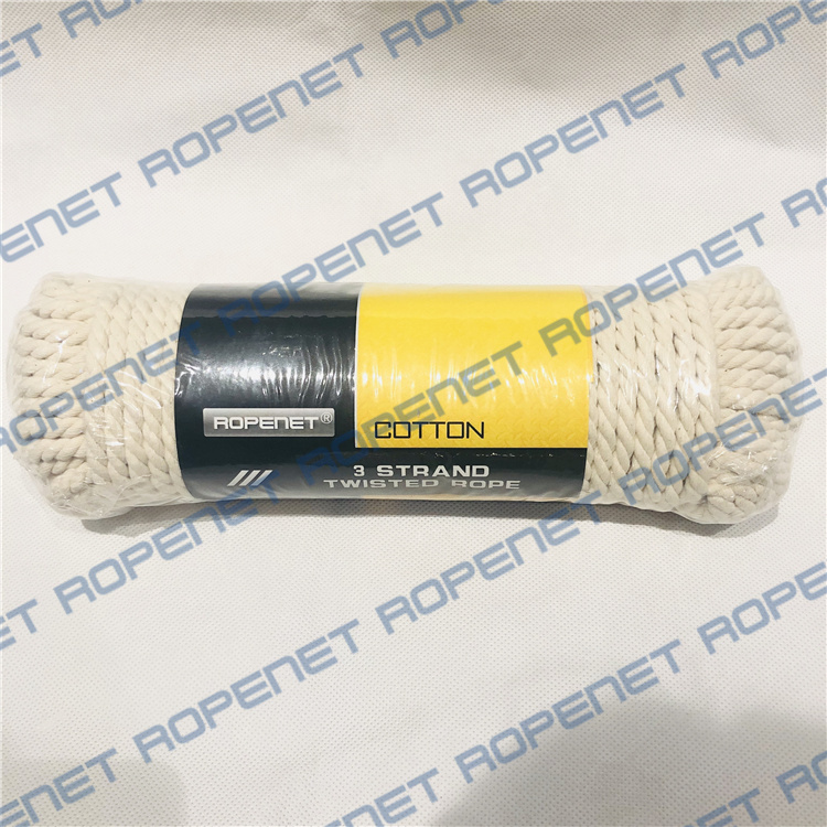 Suppliers of Cotton Rope/Twisted Cotton Rope 6.4mm