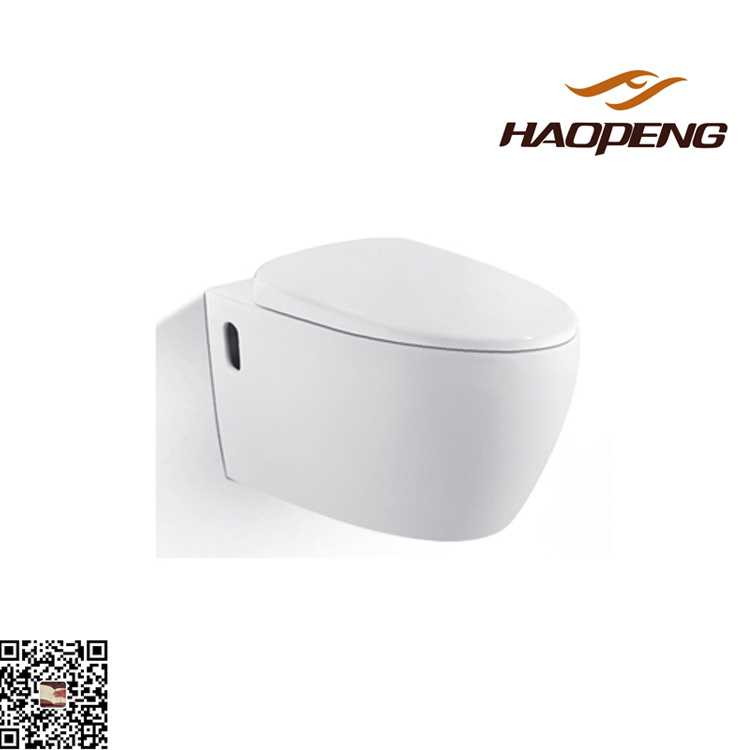 Ceramic Bathroom Wc Rimless Wall Hung Toilet